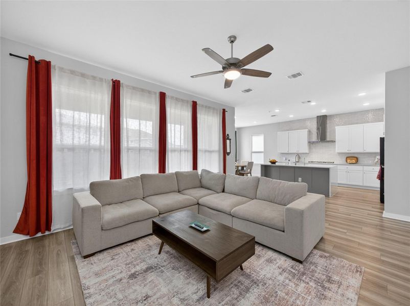 Furnished interior view inside a new home in , Liberty Hill (Image 8).