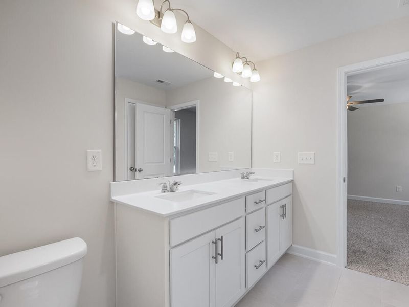 Furnished interior view inside a new home in Retreat at North Main, Lillington (Image 7).