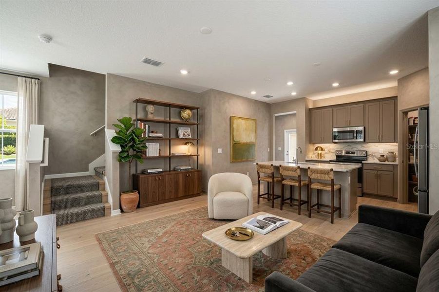 Furnished interior view inside a new home in Wellness Ridge, Clermont (Image 4).