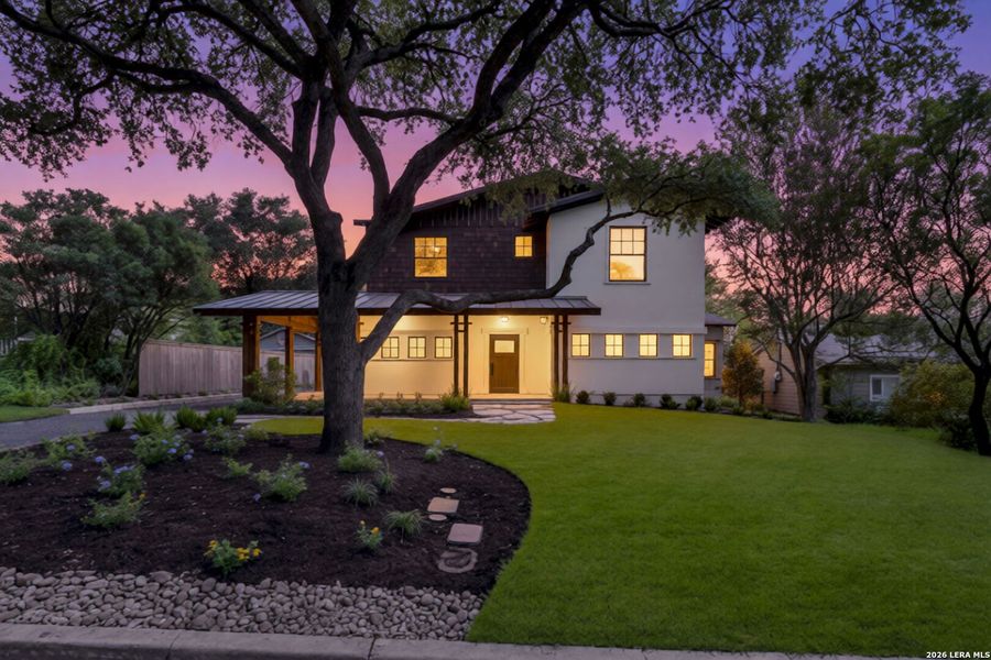 Front exterior of a new home in , San Antonio, TX, highlighting curb appeal (Image 26).
