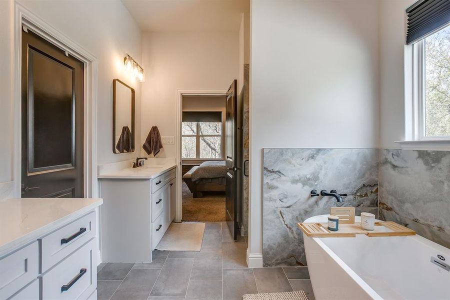 Furnished interior view inside a new home in , Nemo (Image 33).