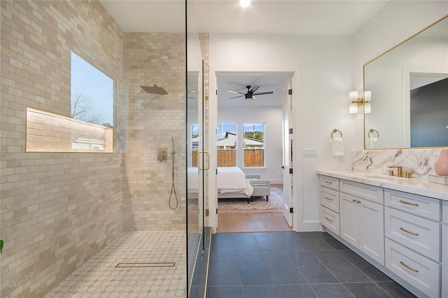 Furnished interior view inside a new home in , Dallas (Image 16).