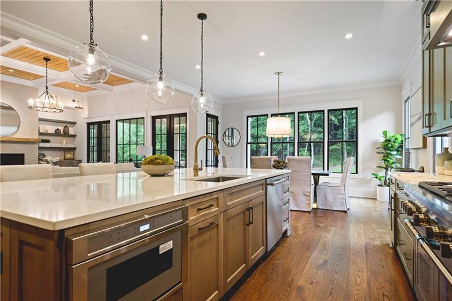 Furnished interior view inside a new home in The Reserve At Governors Towne Club, Acworth (Image 47).