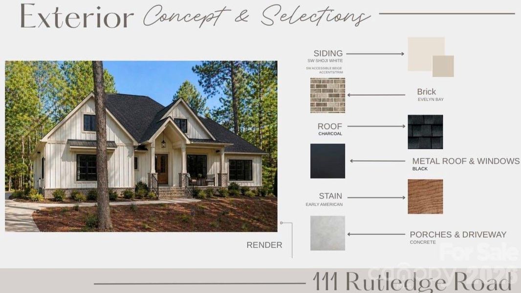 Sample of building materials used in homes in , Mount Holly (Image 5).