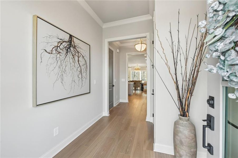 Furnished interior view inside a new home in Palisades Single Family, Cumming (Image 5).