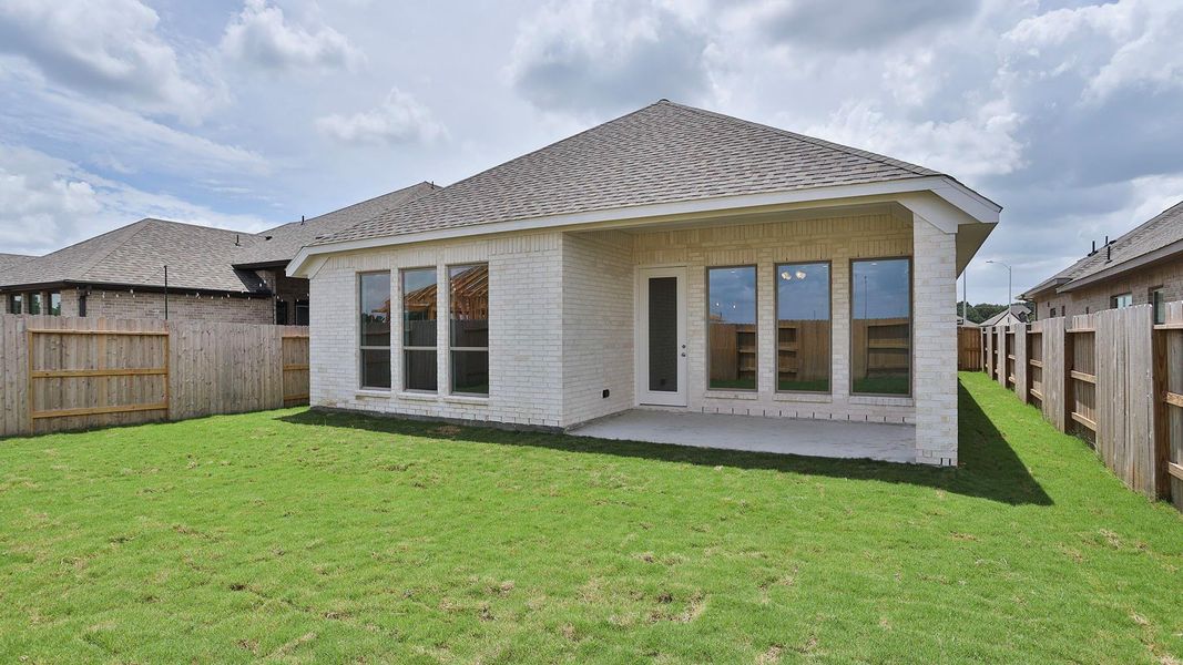 Exterior details and patio area of a home in Everly, Hockley (Image 2).