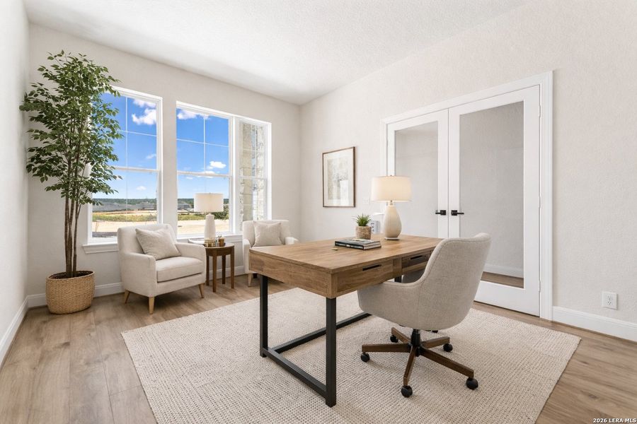 Furnished interior view inside a new home in Meyer Ranch – Legacy Series, New Braunfels (Image 4).