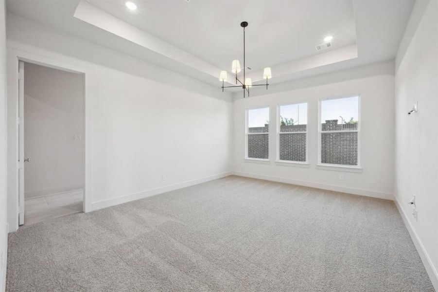 Your dreamy new owner's suite offers the perfect space to relax and unwind at the end of the day.