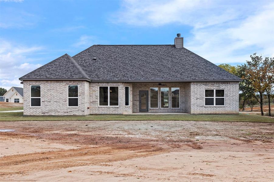 View of back of property