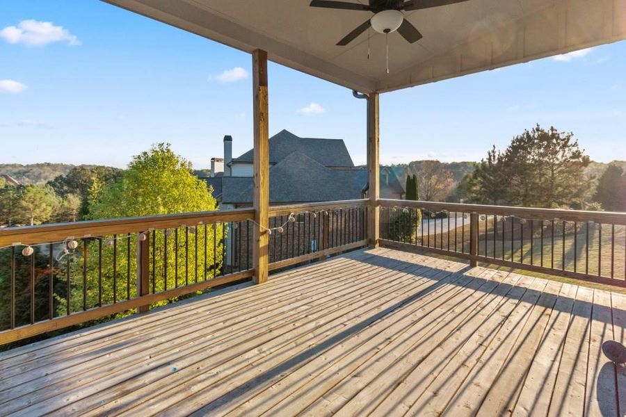 Exterior details and patio area of a home in , Flowery Branch (Image 33).