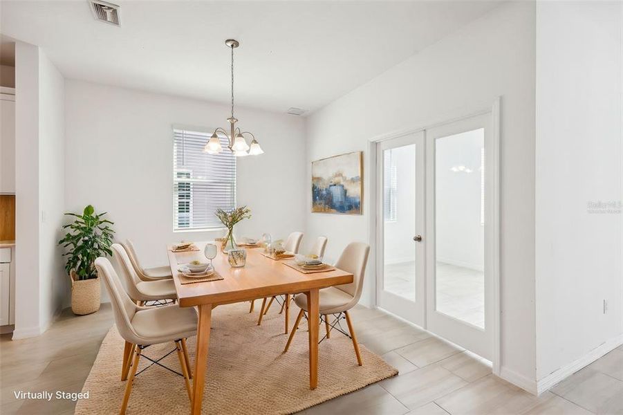 Dining Area - Virtually Staged