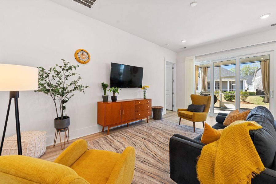 Furnished interior view inside a new home in Summerwind Crossing at Lakes of Cane Bay, Summerville (Image 12).