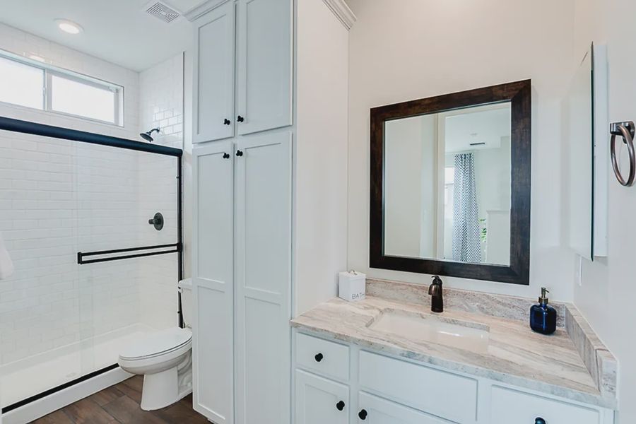 Representative furnished interior of a home built from the 3102 by Elliott Homes in Las Barrancas, Yuma (Image 16).