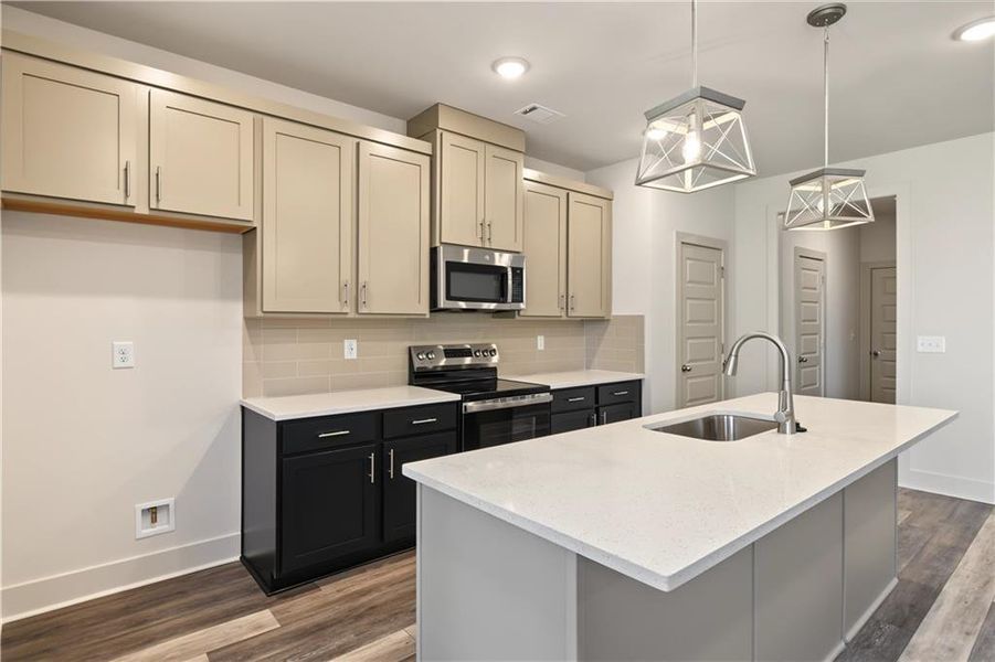 Furnished interior view inside a new home in , Norcross (Image 8).