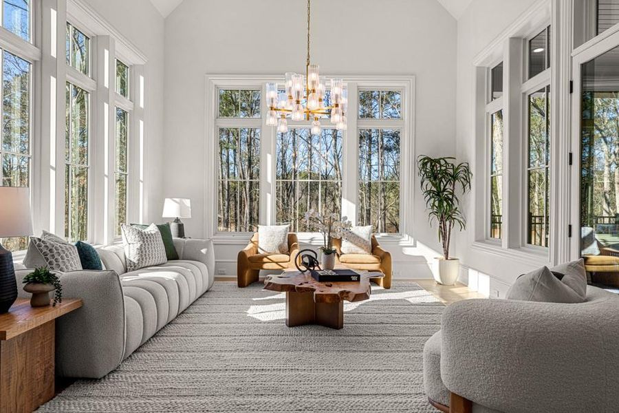 Furnished interior view inside a new home in , Milton (Image 15).
