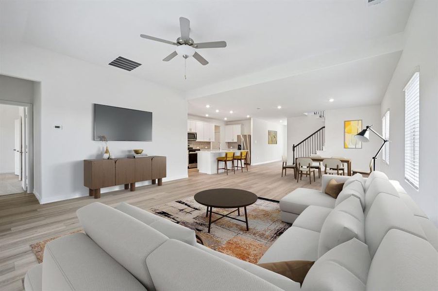 Photo is not of the actual home, but is an inspirational photo of builder’s model home and may depict options, furnishings, and/or decorator features that are not included.