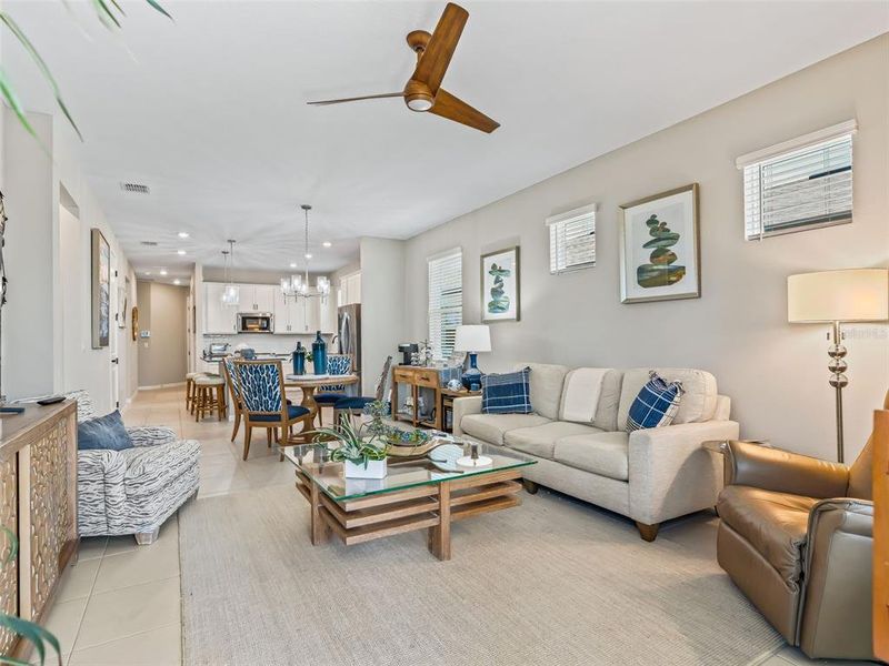 Furnished interior view inside a new home in Del Webb Stone Creek, Ocala (Image 17).
