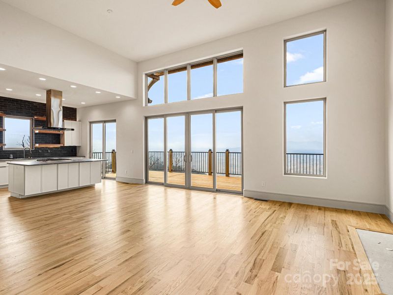 Great room is spectacular