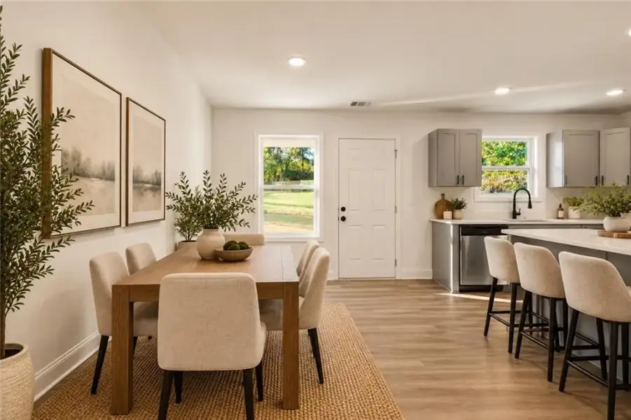 Furnished interior view inside a new home in , Conyers (Image 6).