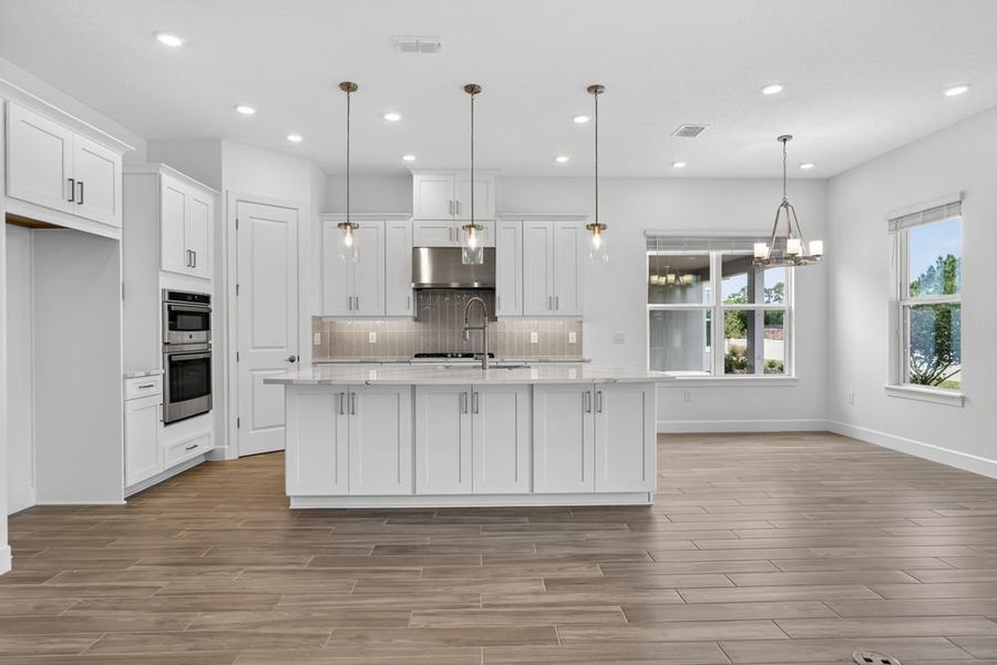 Furnished interior view inside a new home in Center Lake Ranch Community Group Page, St. Cloud (Image 5).