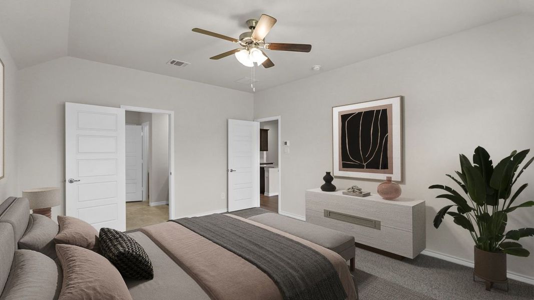 Furnished interior view inside a new home in Trailstone, Caddo Mills (Image 10). Furnished interior view inside a new home in Trailstone, Caddo Mills (Image 10).