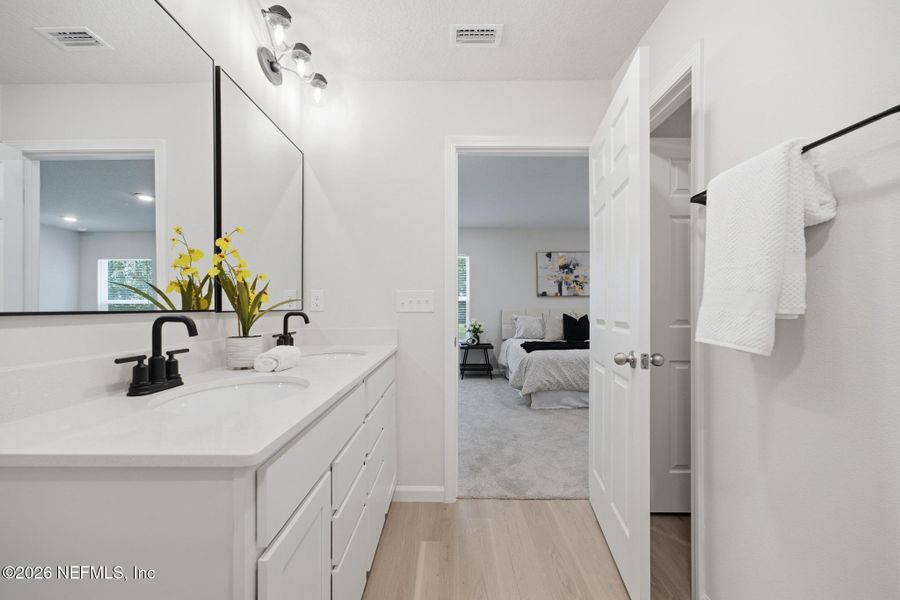 Furnished interior view inside a new home in , Jacksonville (Image 15).