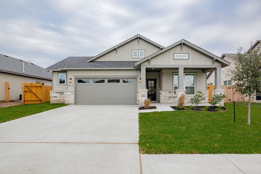 Representative exterior photo of a completed home built from the Bartlett by Steve Klein Custom Builder in TerraVista, Victoria, TX (Image 5). Representative exterior photo of a completed home built from the Bartlett by Steve Klein Custom Builder in TerraVista, Victoria, TX (Image 5).