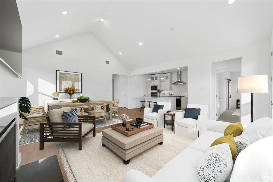 Furnished interior view inside a new home in Heritage Ranch, Sherman (Image 14).