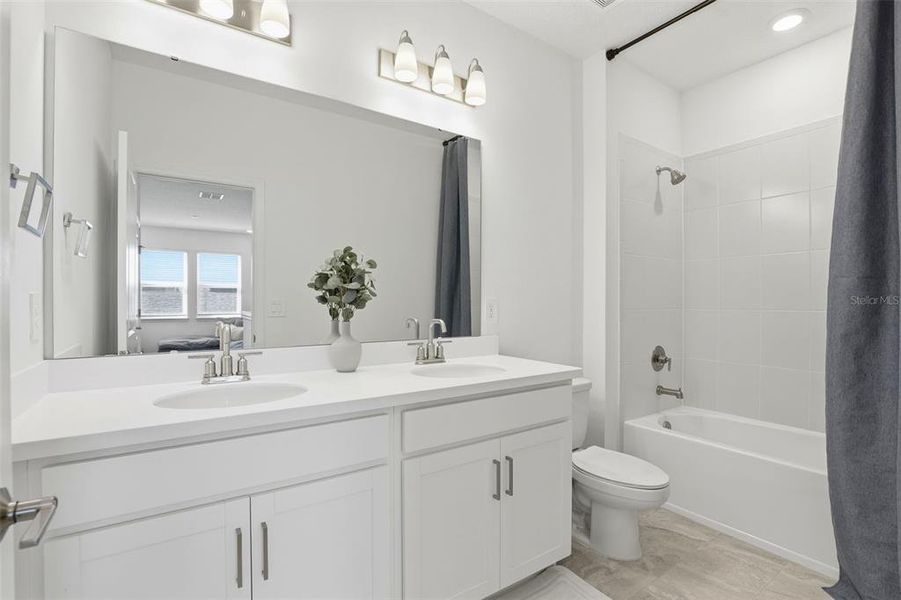 Furnished interior view inside a new home in The Waters at Center Lake Ranch, St. Cloud (Image 15).