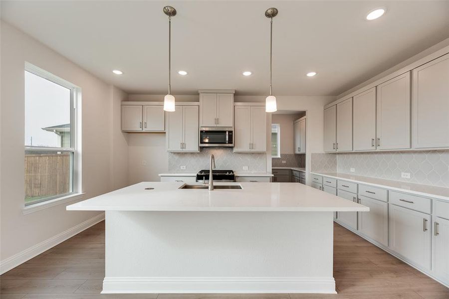 Furnished interior view inside a new home in Creekside of Crowley, Crowley (Image 12). Furnished interior view inside a new home in Creekside of Crowley, Crowley (Image 12).