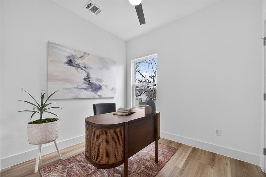 Furnished interior view inside a new home in , Dallas (Image 10).