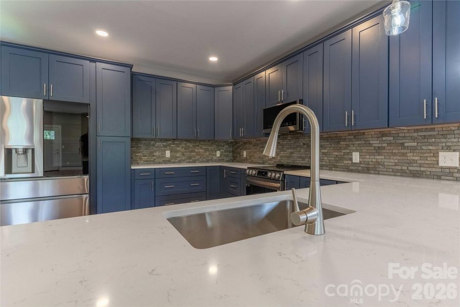Close-up of interior finishes inside a home in , Asheville (Image 12).