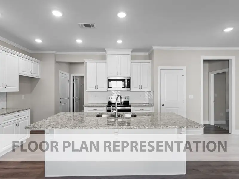 The 1313 Plan Kitchen | Functional & Maximized Space designed by Ivey Homes The 1313 Plan Kitchen | Functional & Maximized Space designed by Ivey Homes
