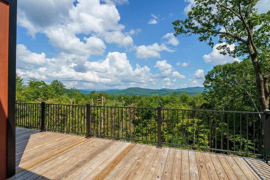 Exterior details and patio area of a home in , Ellijay (Image 34).