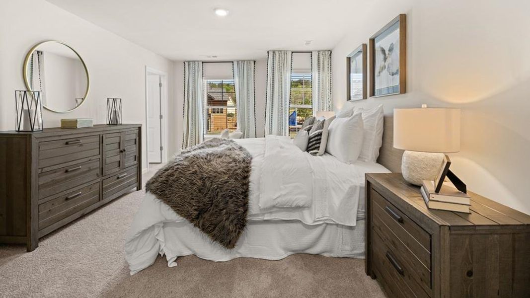 Furnished interior view inside a new home in Hughes Court, Dawsonville (Image 5).