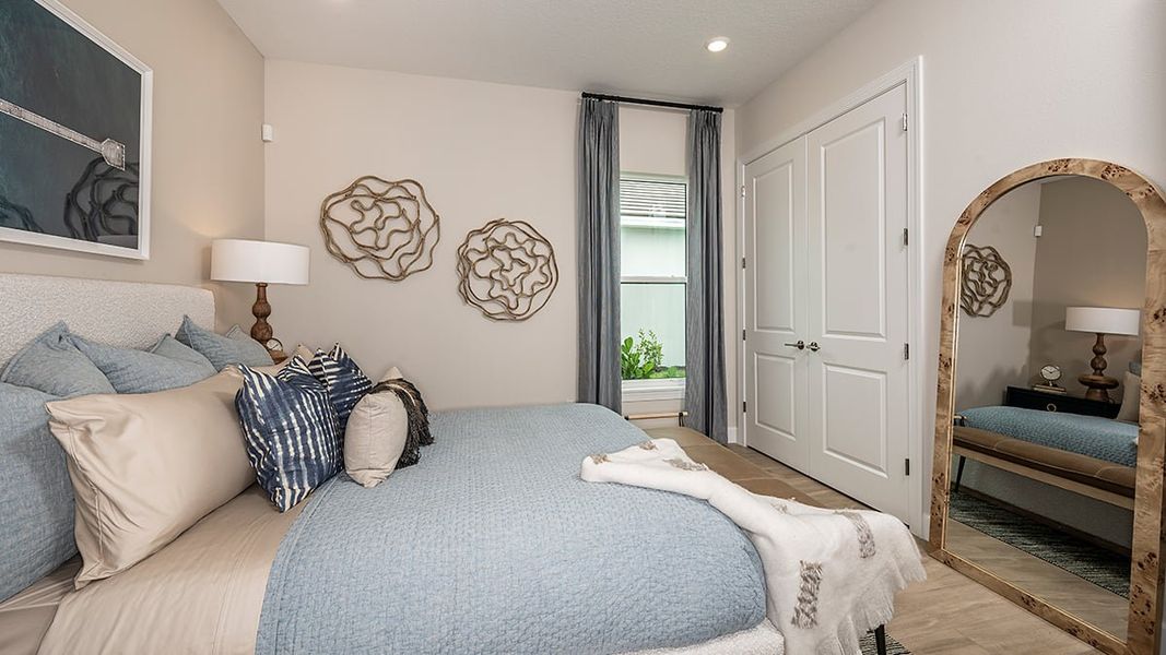Representative furnished interior of a home built from the Farnese by Taylor Morrison in Esplanade Lake Club, Fort Myers (Image 16).