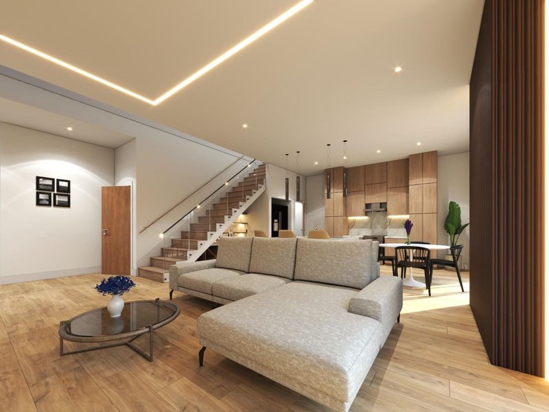 Furnished interior view inside a new home in , Houston (Image 6).