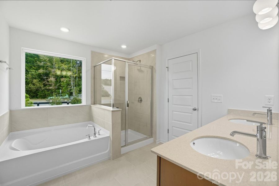 Furnished interior view inside a new home in Bellina, York (Image 11).