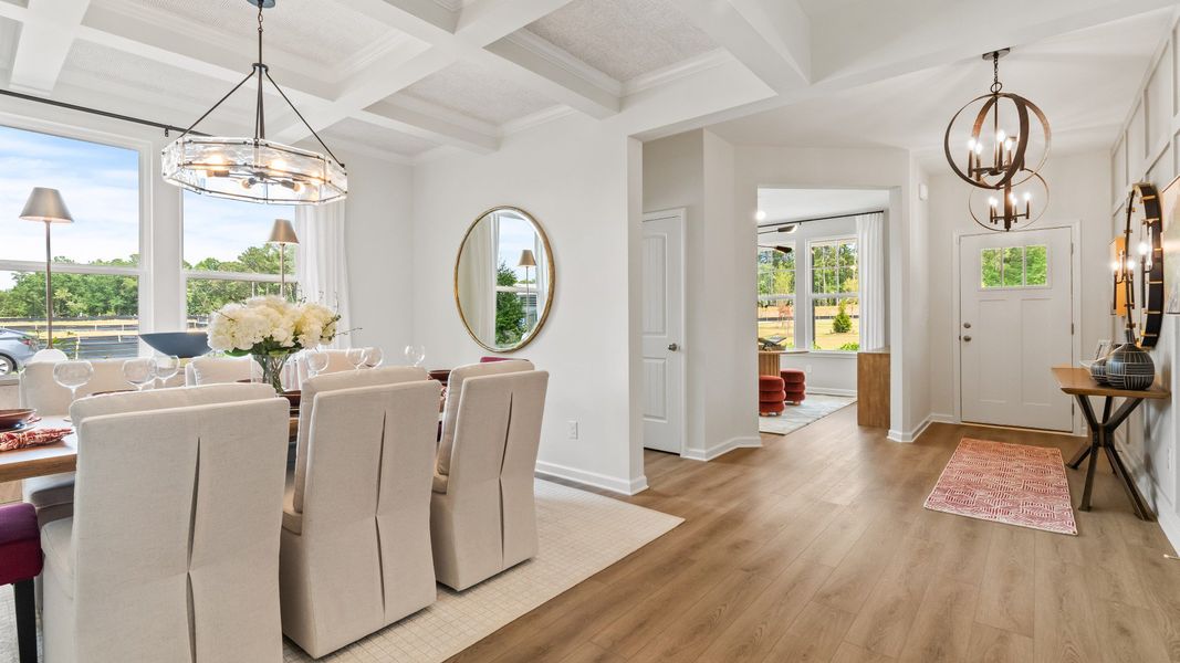 Representative furnished interior of a home built from the Wynwood by DRB Homes in Hamilton Lakes, Loganville (Image 8).