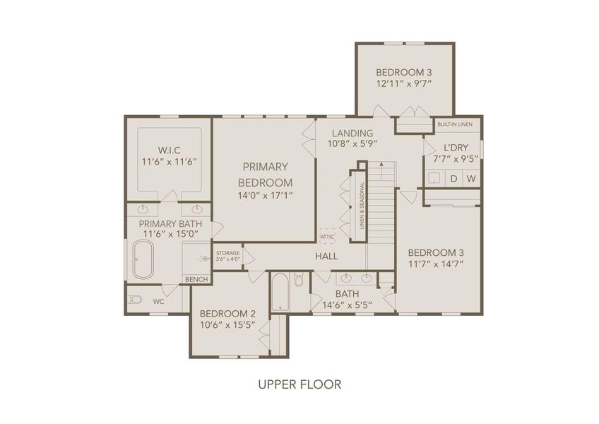 Second Floor Rendering