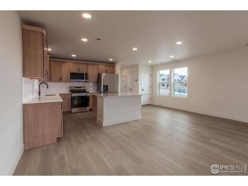 Furnished interior view inside a new home in Prairie Song Story Collection - Single Family Homes, Windsor (Image 15).