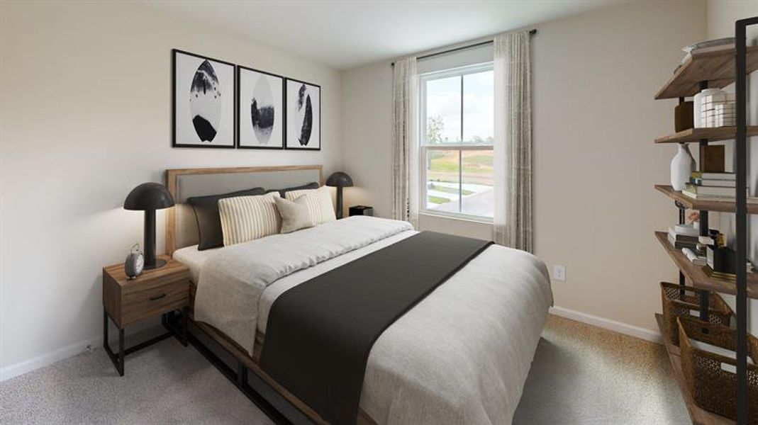 Representative furnished interior of a home built from the Sequoia by Ryan Homes in Fox Valley, Madison (Image 8).