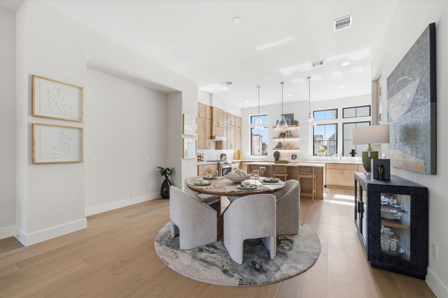 Furnished interior view inside a new home in Spring Valley Creek, Houston (Image 8).
