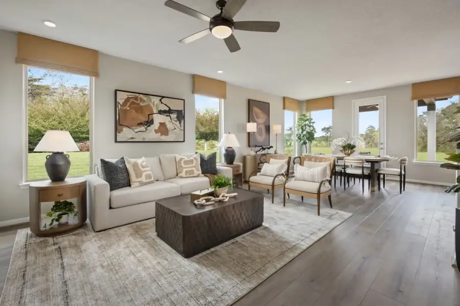 Representative furnished interior of a home built from the 2041 by KB Home in Eden Trails, Waller (Image 6).