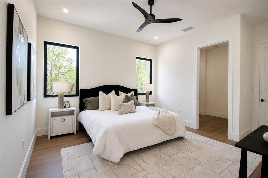 Furnished interior view inside a new home in , Sarasota (Image 53).