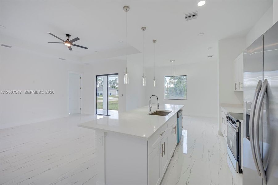 Furnished interior view inside a new home in , Lehigh Acres (Image 7).