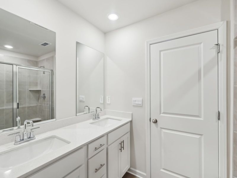 Furnished interior view inside a new home in Brooks Lake, Loganville (Image 10).