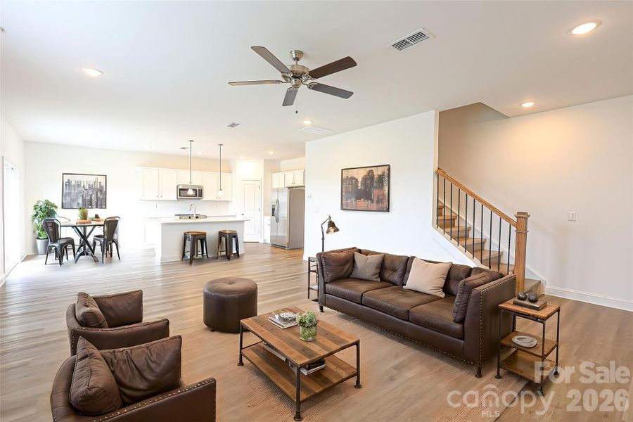 Furnished interior view inside a new home in , Denver (Image 16).
