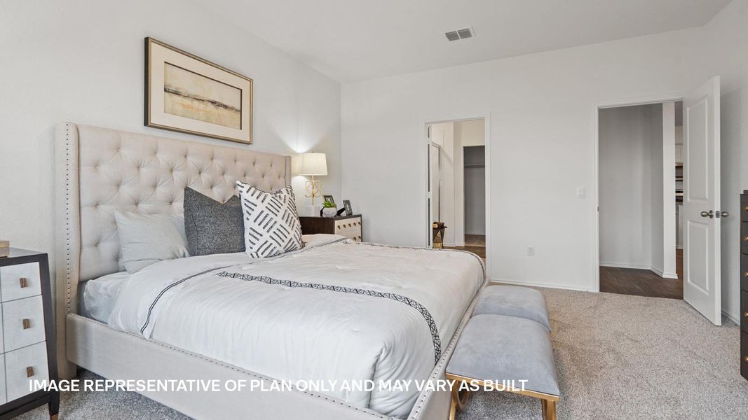 Furnished interior view inside a new home in Palomino, Manor (Image 27).