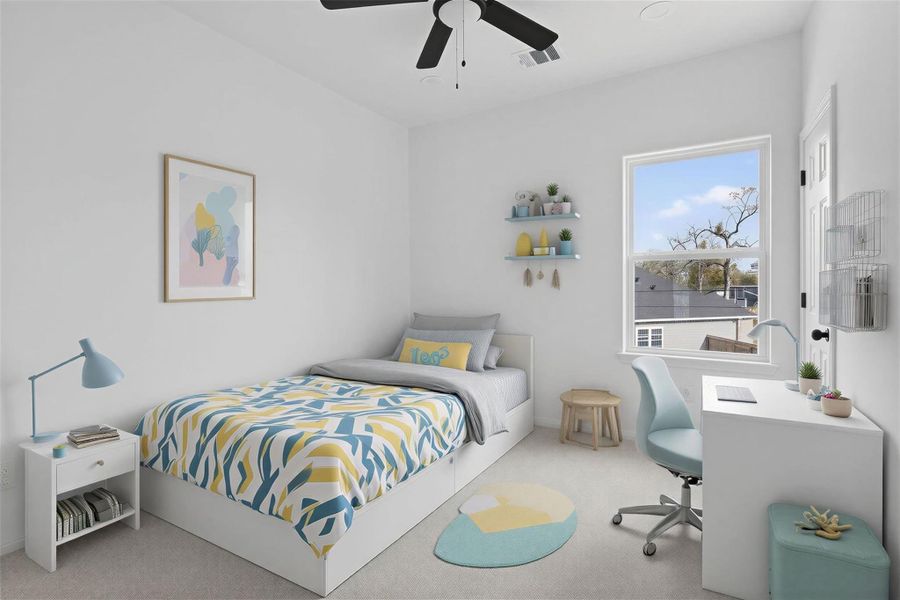 Furnished interior view inside a new home in , Houston (Image 15). Furnished interior view inside a new home in , Houston (Image 15).